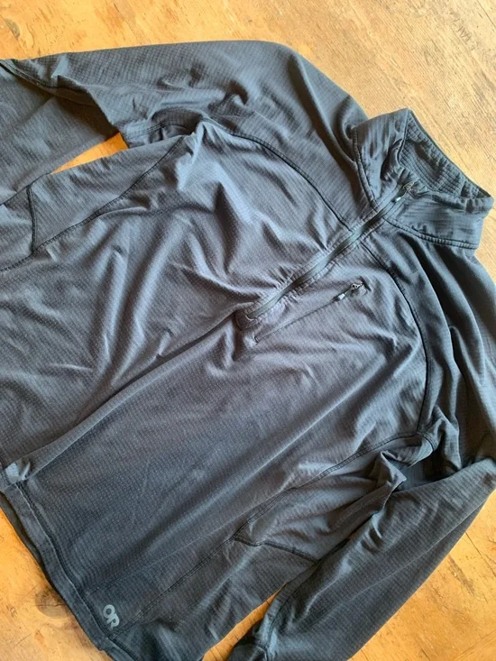 Outdoor Research Womens Black Quarter-Zip Performance Jacket - Picture 16 of 16